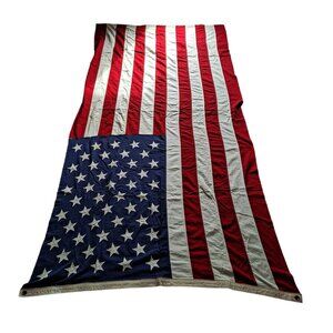 Vintage Valley Forge Flag Co 50 Star American Flag 54" x 27" Spring City, PA